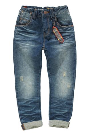Denim Dk Blue Carrot Fit Jeans (3-16yrs)